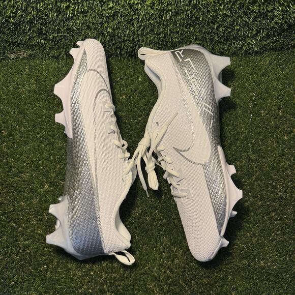 Size 14 - Nike Vapor Edge Speed 360 2 White Metallic Silver - Picture 3 of 7